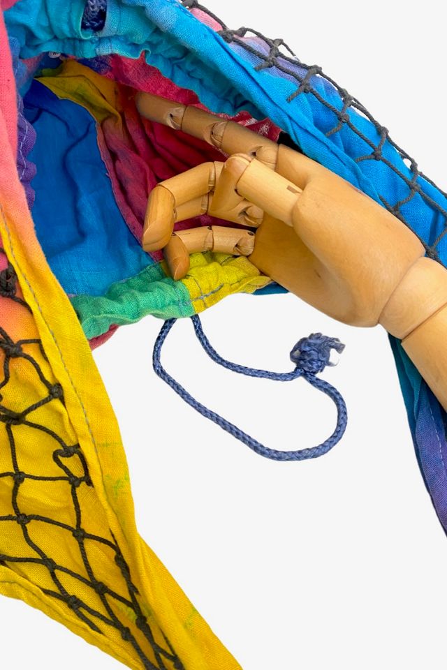 1980s Vintage Mesh Overlay Rainbow Bag Selected by BusyLady Baca & The Goods #1