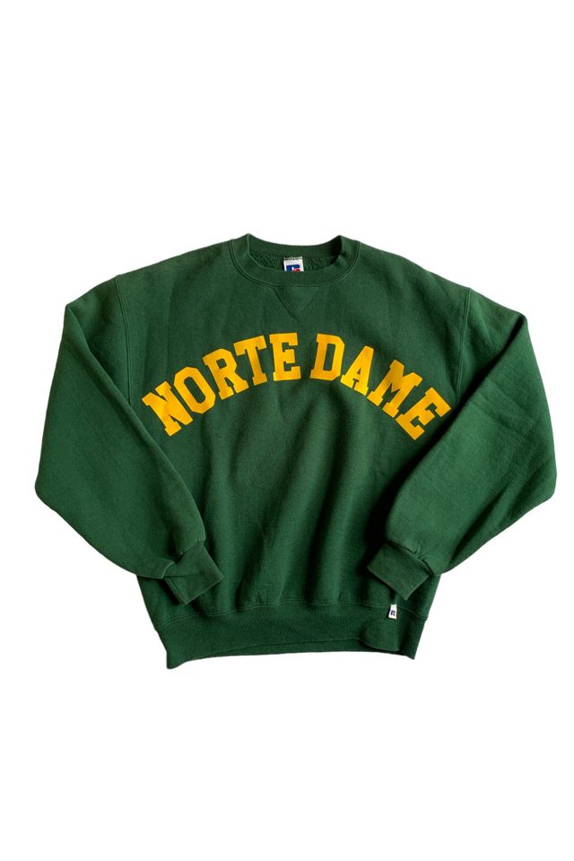 Green notre dame online sweatshirt