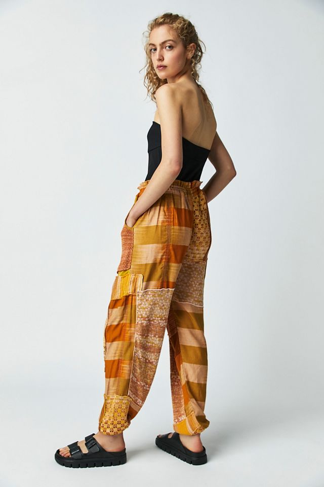 Pantalon patchwork Camille #1