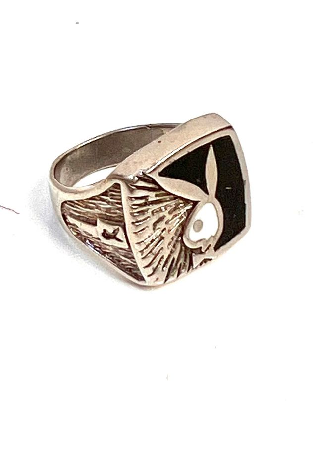 Vintage Sterling Silver Playboy Ring Selected by Anna Corinna