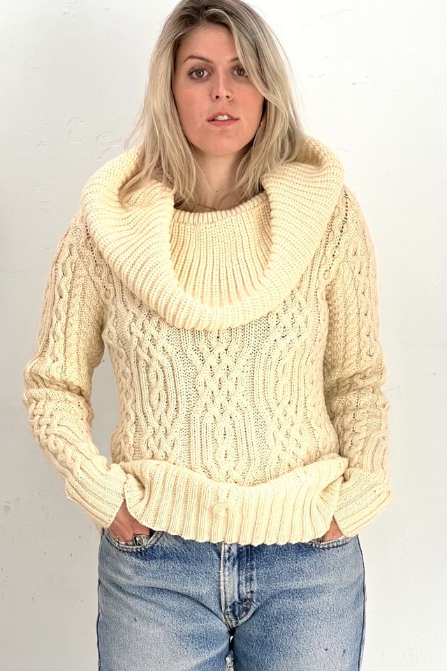 Chunky Cowl-Neck Sweater