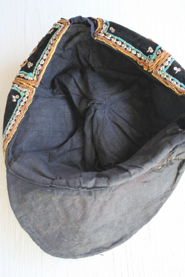 Vintage Velvet Sequin Embroidered Thailand Baseball Cap Selected By Moons + Junes Vintage #3