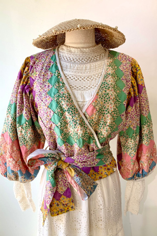 Farewell Francis Juliette Patchwork Blouse Selected by The Curatorial Dept.