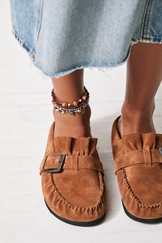 Clarks Trek Wedge Mules | Free People