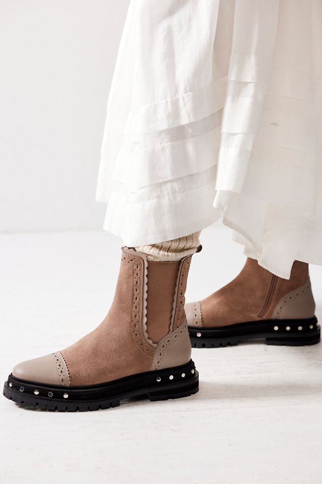 Free people atlas store studded chelsea bootie