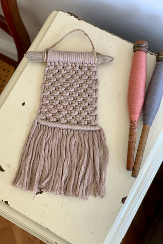 Macramé by Monday Bamboo Cord Wall Hanging