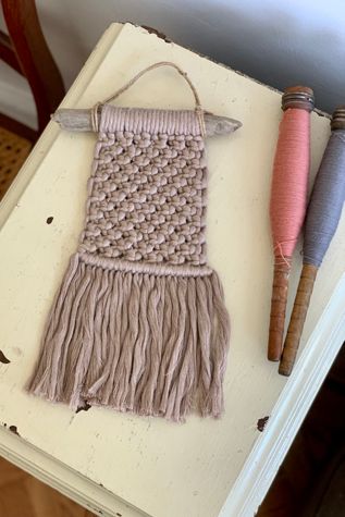 Macramé by Monday Bamboo Cord Wall Hanging