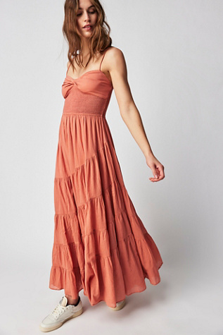 Free people store tiered maxi dress