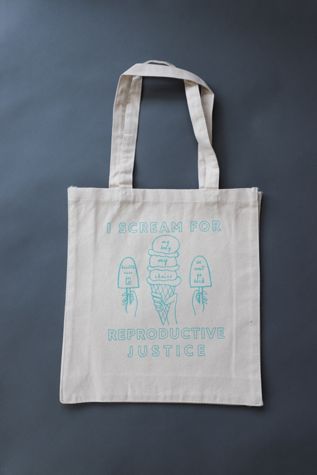 Overseasoned Ice Cream for Reproductive Justice Tote Bag