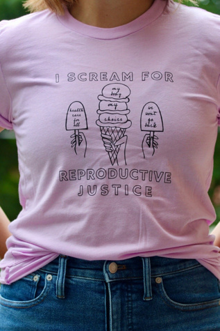 Overseasoned Ice Cream for Reproductive Justice Tee