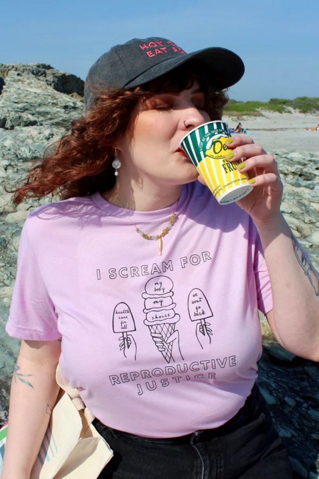 Overseasoned Ice Cream for Reproductive Justice Tee #1