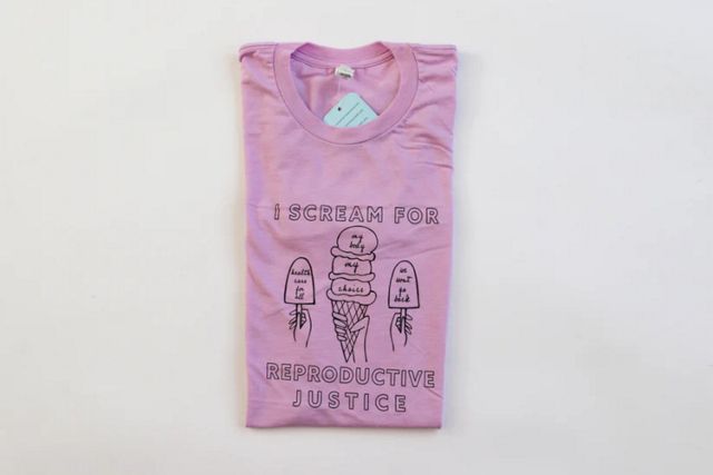 Overseasoned Ice Cream for Reproductive Justice Tee #4