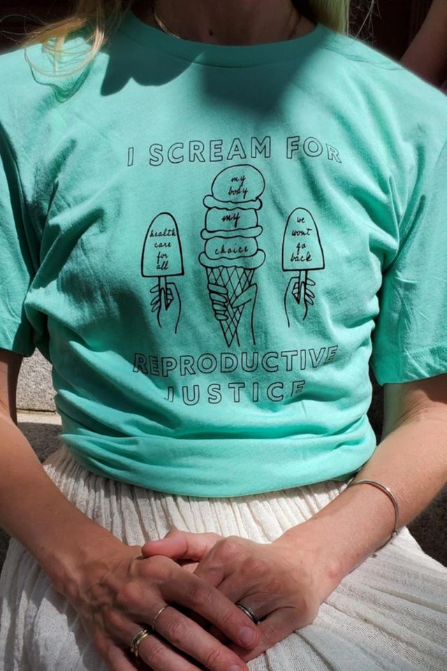 Overseasoned Ice Cream for Reproductive Justice Tee #1