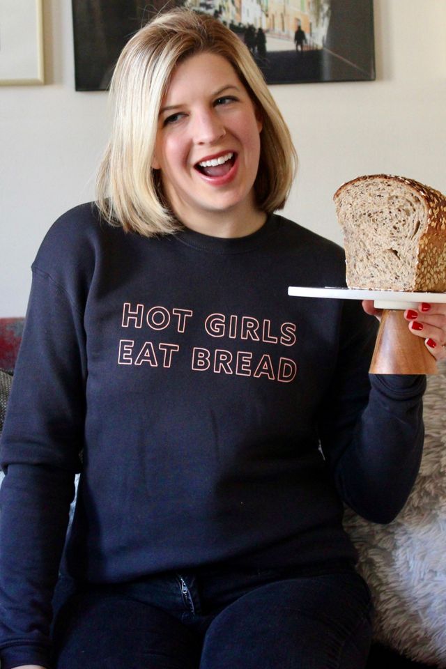 Overseasoned Hot Girls Eat Bread Crewneck #2