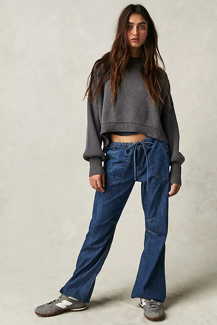 freepeople.com | Play Hard Low-Rise Jeans