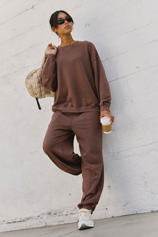 All Star Solid Pullover by FP Movement at Free People in Cocoa, Size: Large