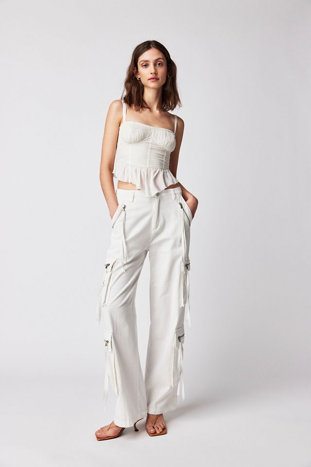 Pull Manches Courtes Free People Avec Fermeture éclair Dans Le Dos Taille M - Coton Oversized