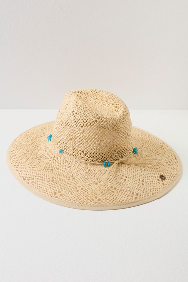 Seaglass Straw Wide Brim Hat #2