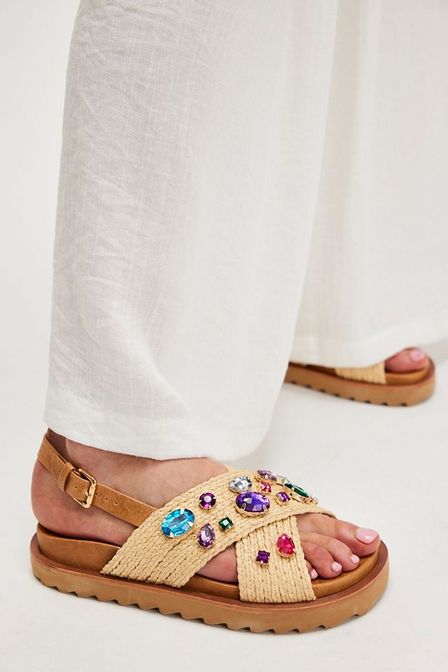 サンダル・ミュール Palm Angels Double Buckle llic Sandals Palm angel sandals - Gem