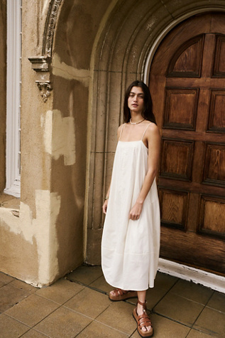 Struttin' Midi Dress par Free People en Ivoire, pour femme