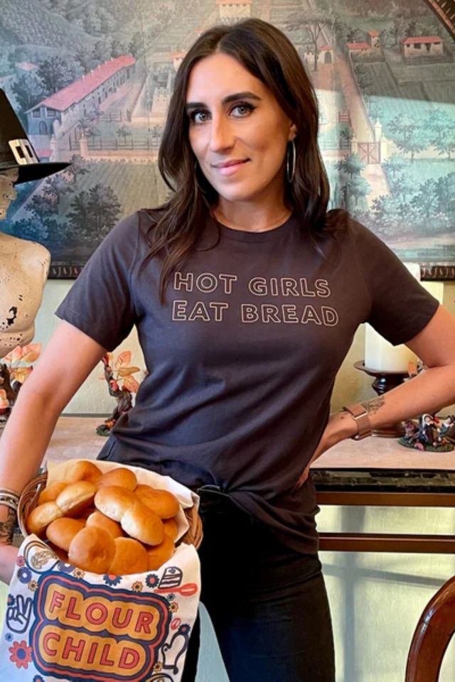 Overseasoned Hot Girls Eat Bread Tee #2