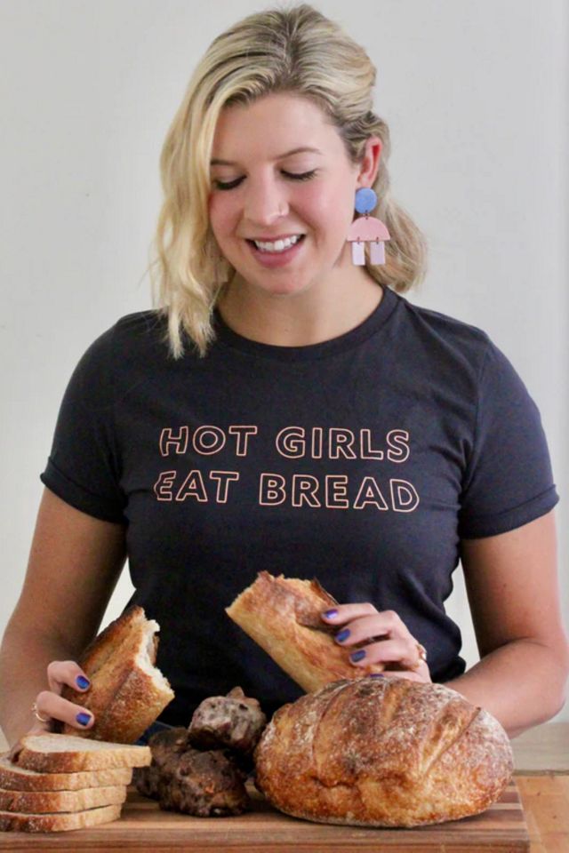 Overseasoned Hot Girls Eat Bread Tee #4