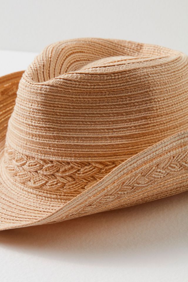 Mixed Braid Packable Cowboy Hat #2