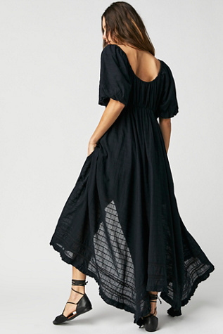 On My Level Maxi Dress at Free People in Black Combo, Size: Small