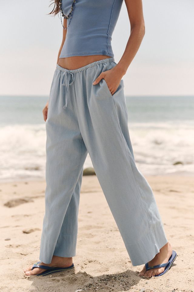 Livin' In It Cotton-Linen Trousers #2