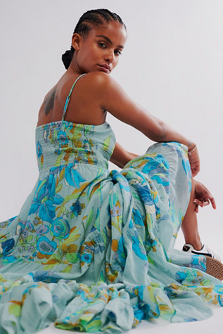 Sundrenched Printed Maxi Dress | Free People