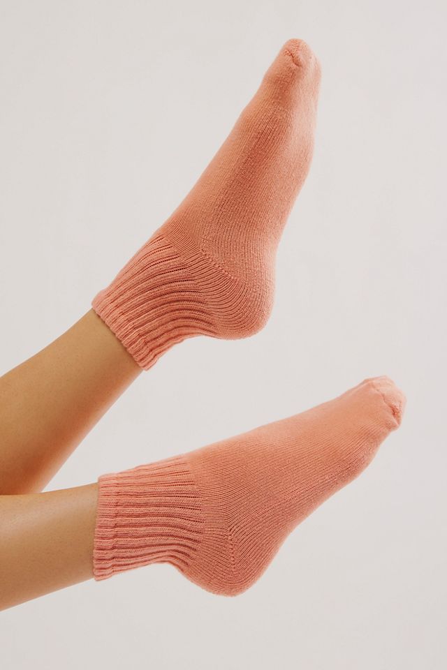 Solid Shortie Crew Socks #1