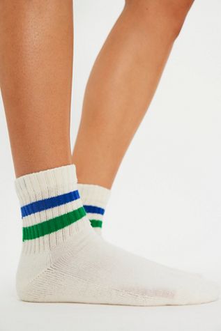 Retro Shortie Crew Socks