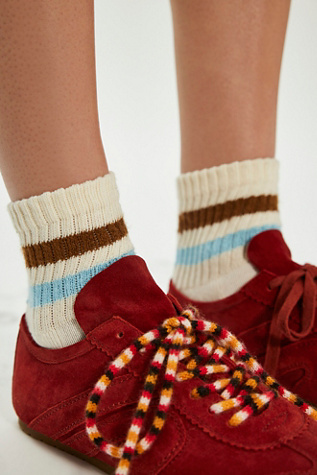 Retro Shortie Crew Socks