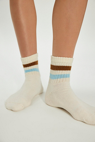 Retro Shortie Crew Socks