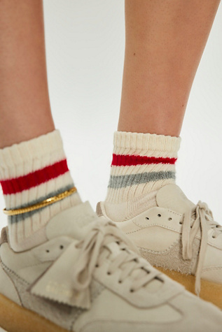 Retro Shortie Crew Socks