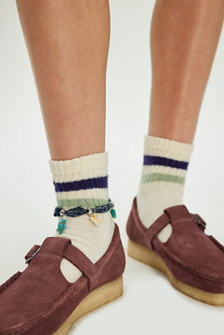 Retro Shortie Crew Socks product page