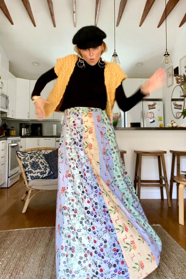 70s skirt maxi sale