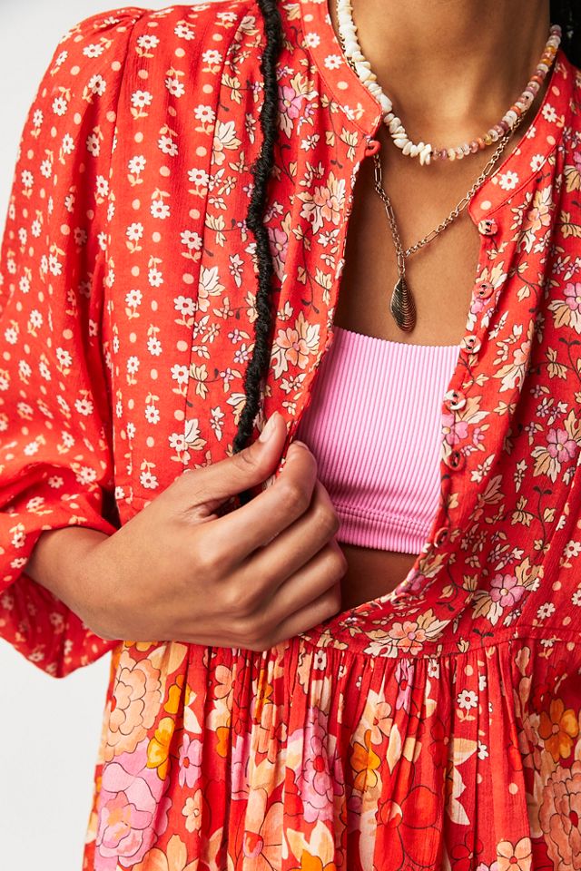 Spell Yellow Rose Boho Blouse #2