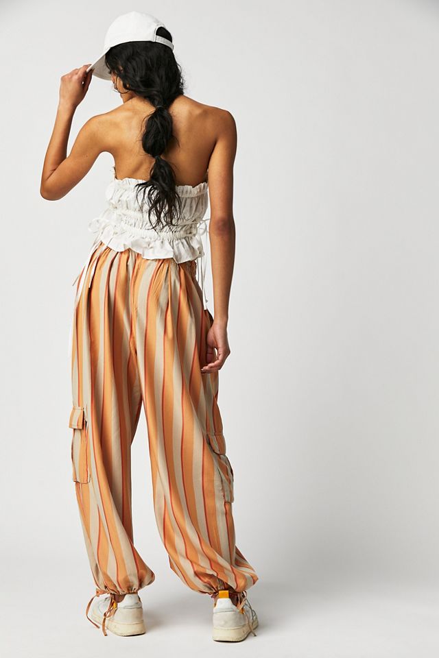 Pantalon cargo en fil teint Palash #2