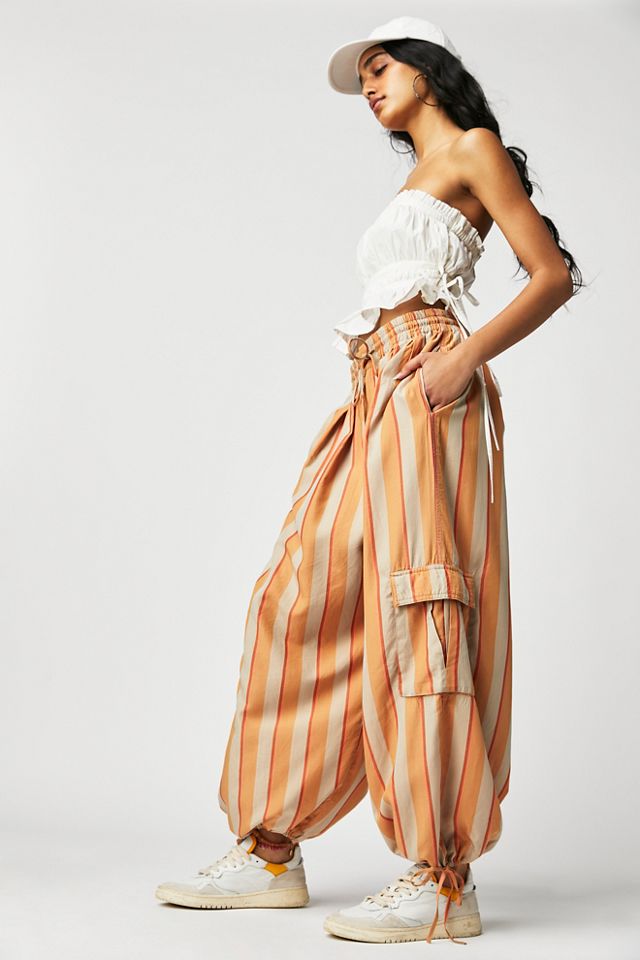 Pantalon cargo en fil teint Palash #3