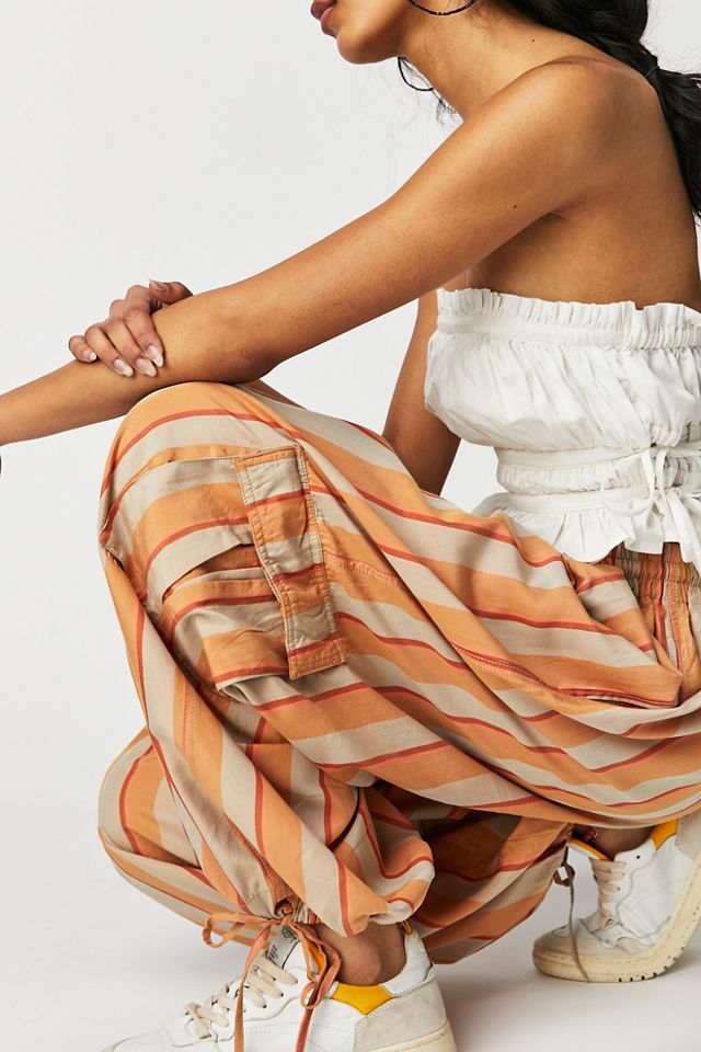 Pantalon cargo en fil teint Palash #4