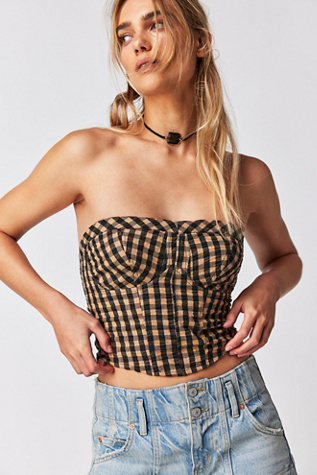 Leilani Gingham Tube Top | Free People