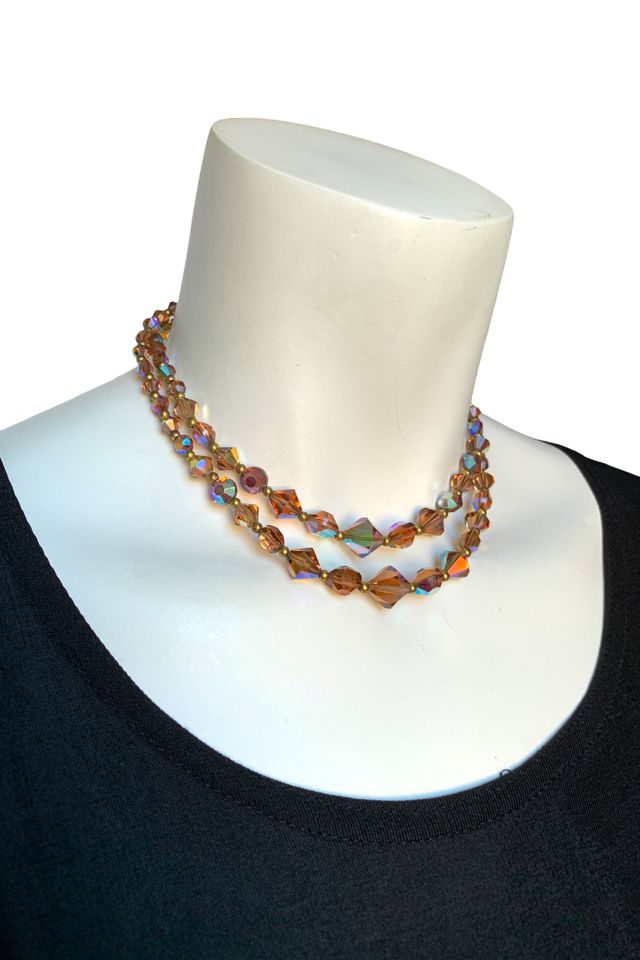 Vintage Mid-Century Crystal Necklace Selected by SharpLilTeeth #2