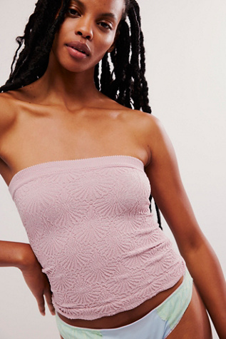 Love Letter Tube Top by Intimately at Free People in Dawn Pink, Size: M/L