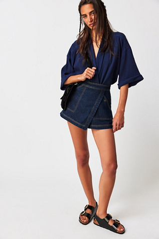 Shona Joy Rita Wrap Detail Skort | Free People