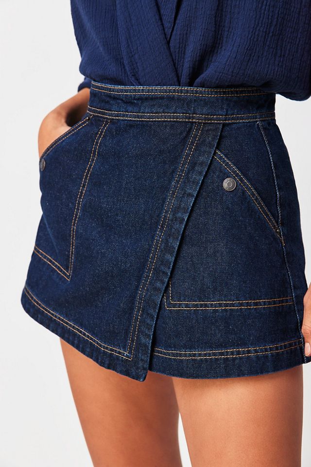 Shona Joy Rita Wrap Detail Skort | Free People UK