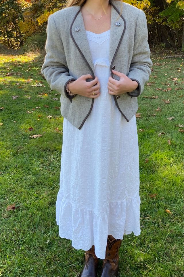 Gray Wool Jacket with Trim Selected by KA.TL.AK #1