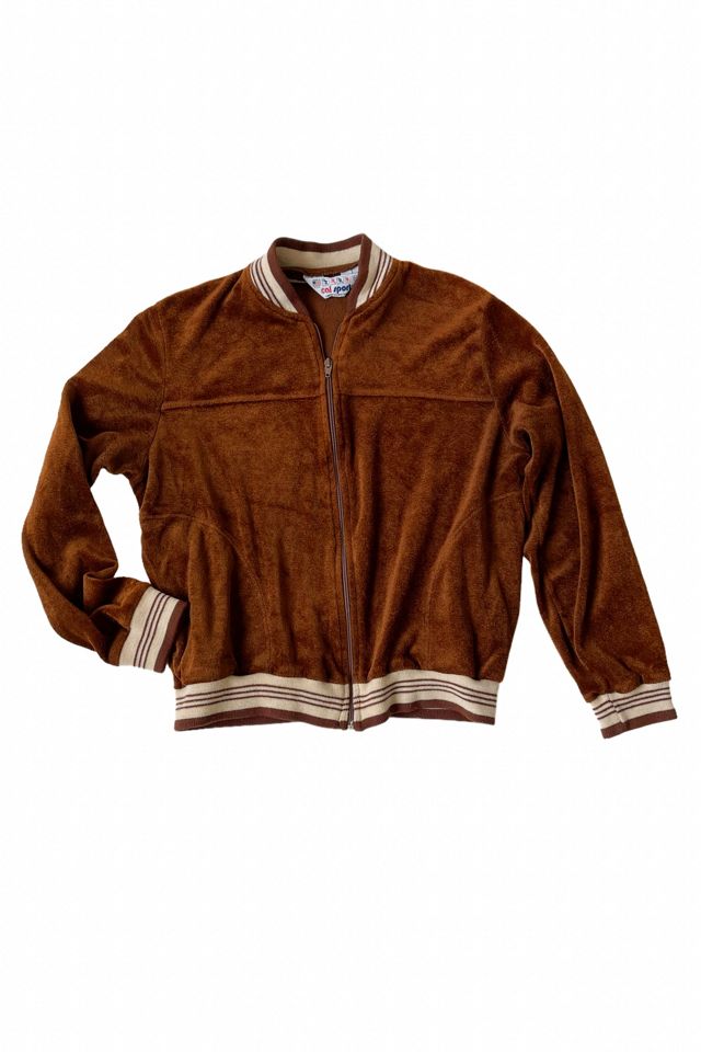 Vintage oldvans velour track jacket-