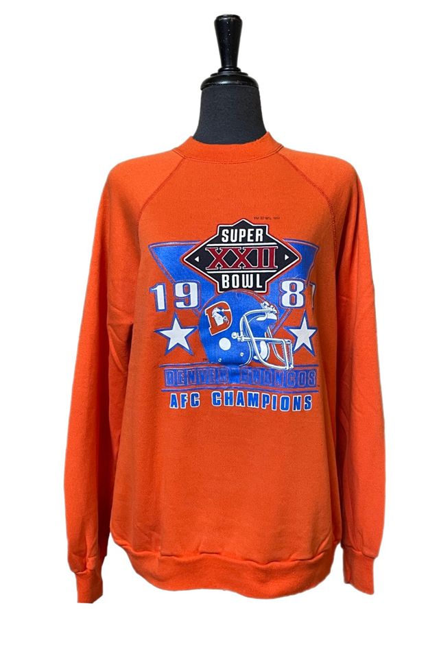 Vintage 1987 NFL Superbowl 22 Denver Broncos Sweatshirt