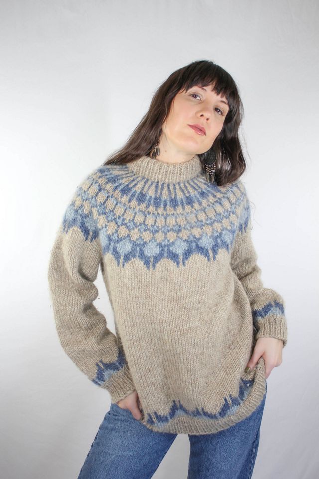 Vintage Icelandic Thick Knit Winter Wool Sweater Selected By Moons + Junes Vintage #3